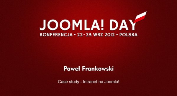 Paweł Frankowski: Case study - Intranet na Joomla!